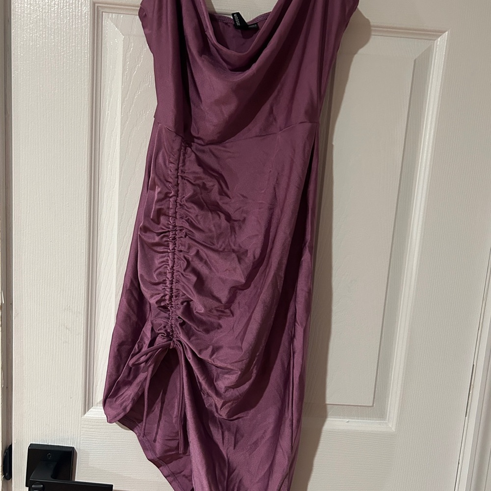 Elegant Purple Women's Dress Asymmetrical Windsor Size Small